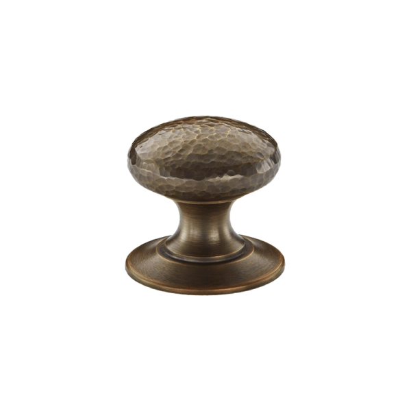 1-1/4" Hammered Cushion Cabinet Knob