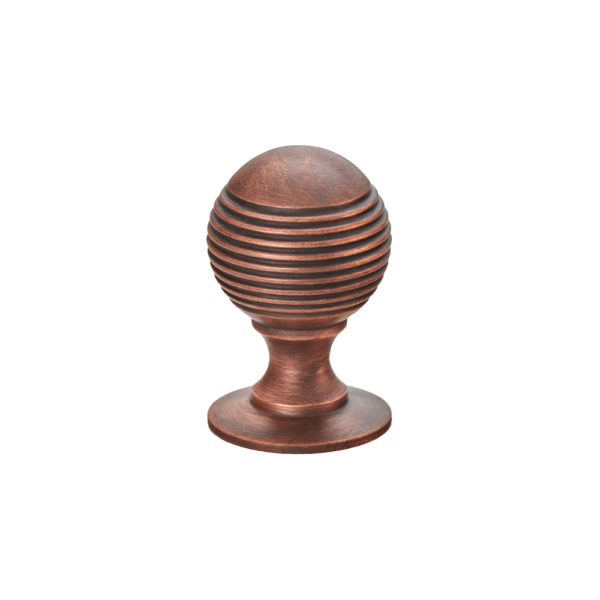 3/4" Reeded Ball Cabinet Knob