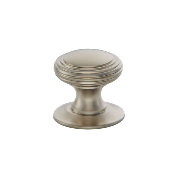 1-1/4" Reeded Cushion Cabinet Knob