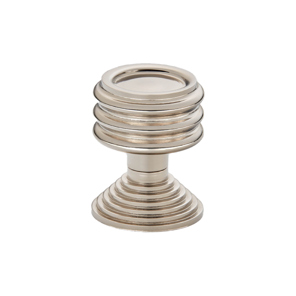 1-1/4" Rutland Cabinet Knob w/Stepped Rose