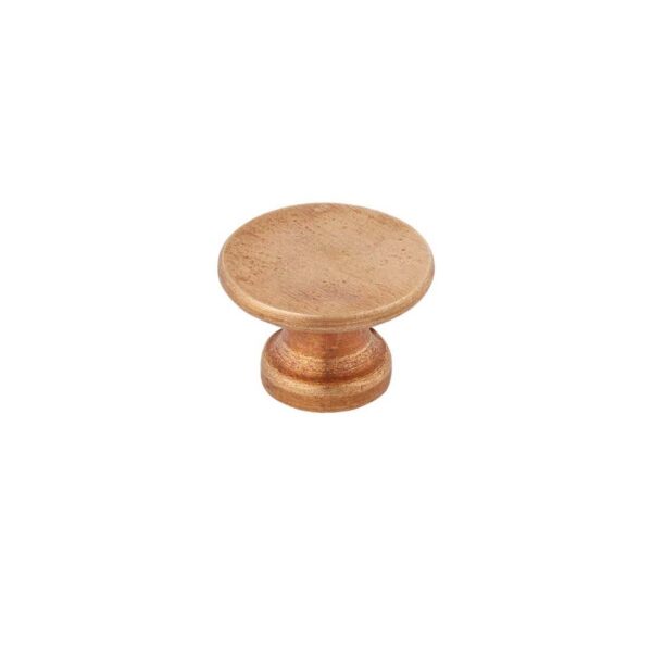 1/2" Woodscrew Sash Brass Knob