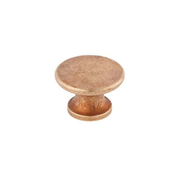 3/4" Woodscrew Sash Brass Knob