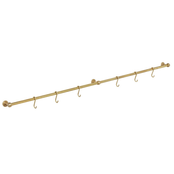 59" Cotswold Brass Pot & Rail
