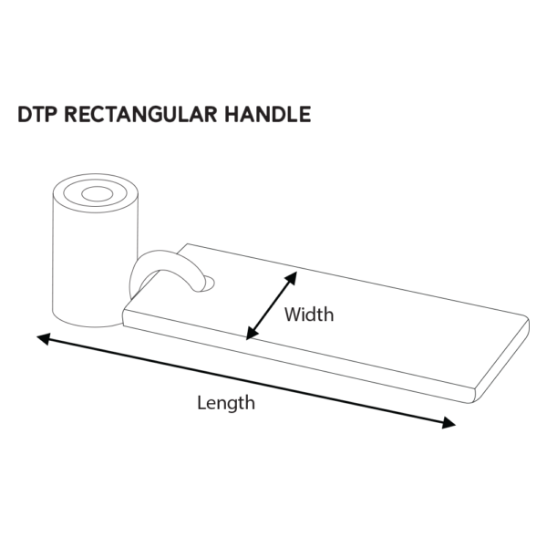 2-9/16" Rectangular DTP Handle