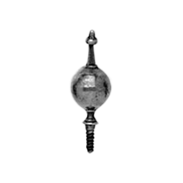 LD-F-8 Short Ball Finial with Medium Spire