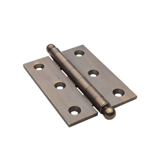 2" Solid Brass Butt Hinges w/ Ball Tips