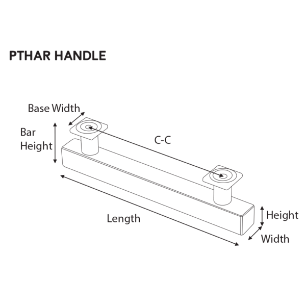 9-3/4" PTHAR Handle