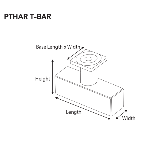 2" PTHAR T-Bar