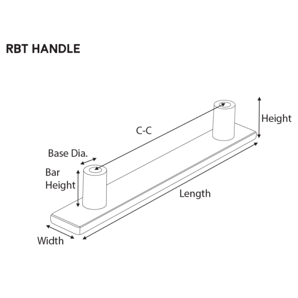 10" RBT-20-250 Handle w/ RBT Texture