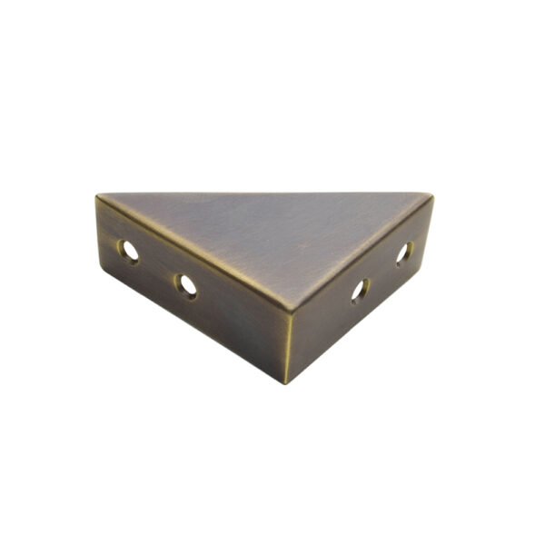 3" Solid Brass Box Corner