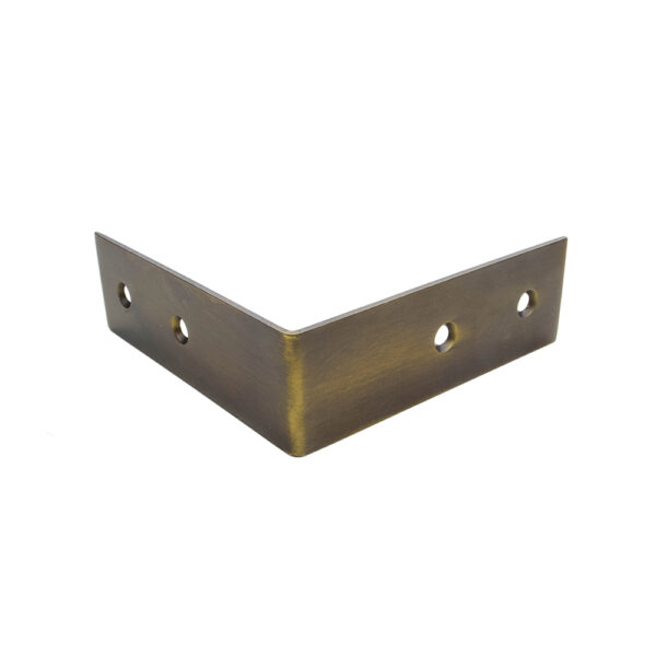 4" Solid Brass Corner Bracket