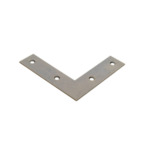 3" Brass Flat L Bracket