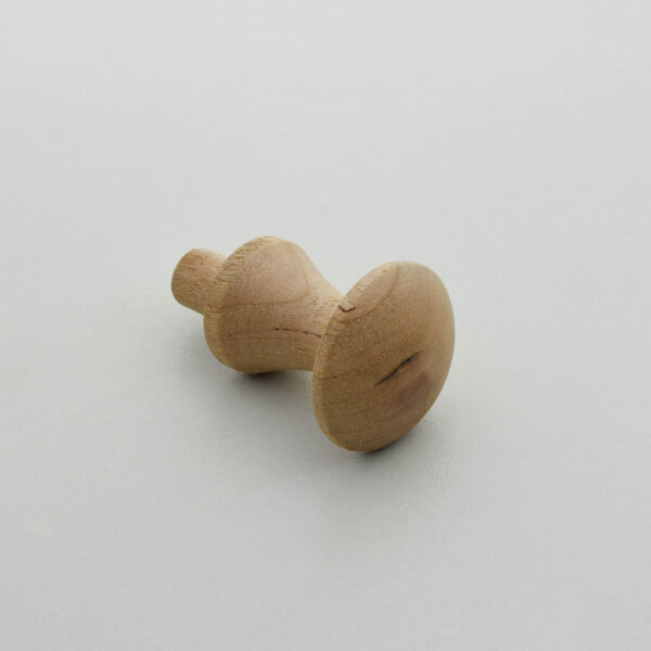1-1/8" Cherry Wooden Knob