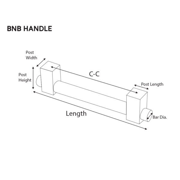 10" x 1/2" BNB Handle