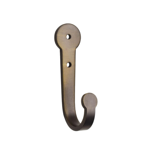 2-5/8" Small Brass Hook by Horton Brasses