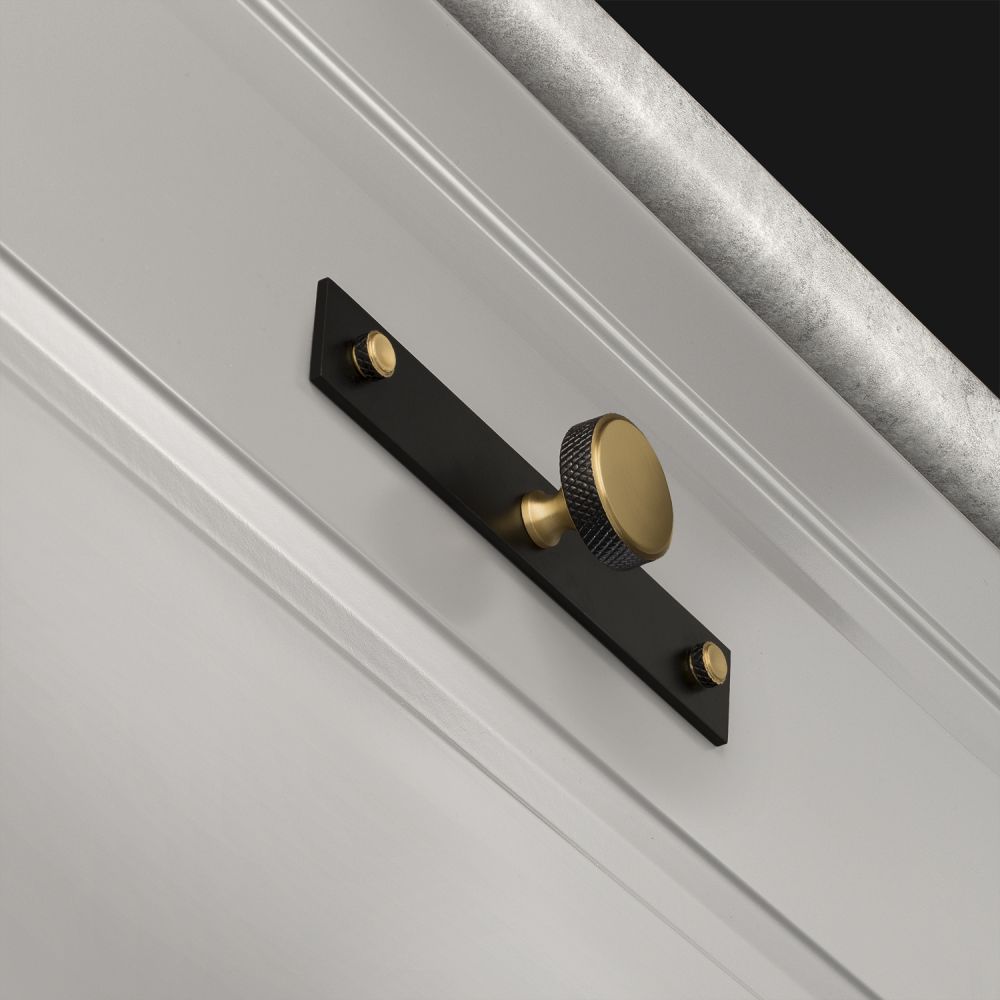 1-1/2" Harlequin Knob with 5" Backplate by MYOH