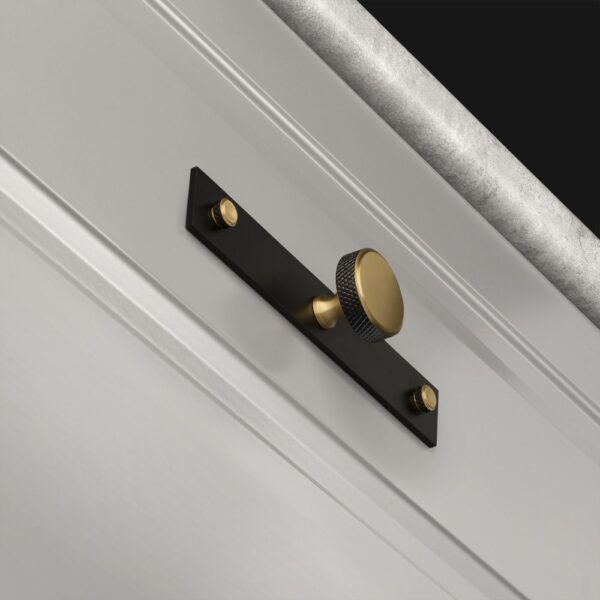 1-1/2" Harlequin Knob with 6-5/16" Backplate by MYOH